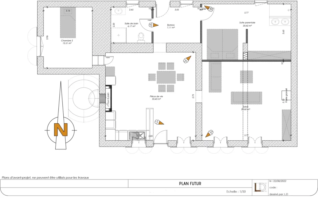 Services de réalisations de plans