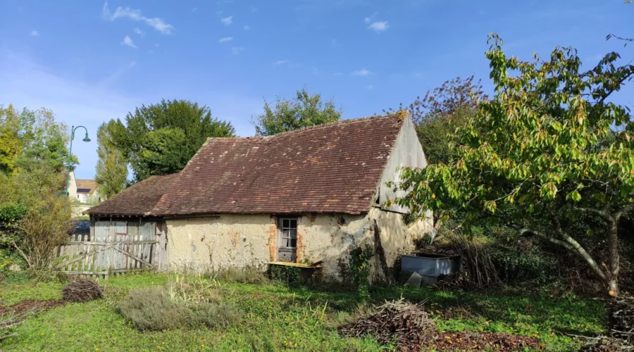 photo grange existante | vue du jardin